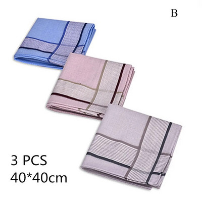 5kom/lot kvadratni karirani prugasti rupčići za muškarce, klasični vintage džepni pamučni ručnik za svatove 38*38 cm, nasumično