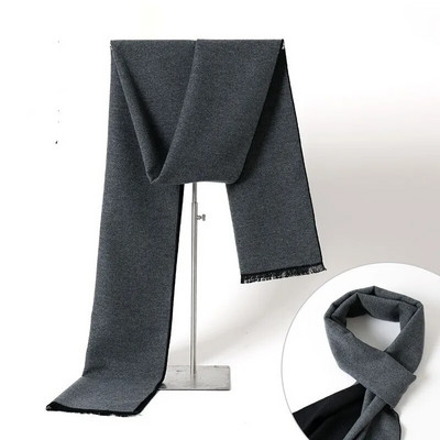 Eșarfă de iarnă pentru bărbați la modă, în carouri de lux, eșarfe de cașmir pentru bărbați. Batic cald de afaceri, șal de pashmina, Cadouri de Crăciun pentru bărbați