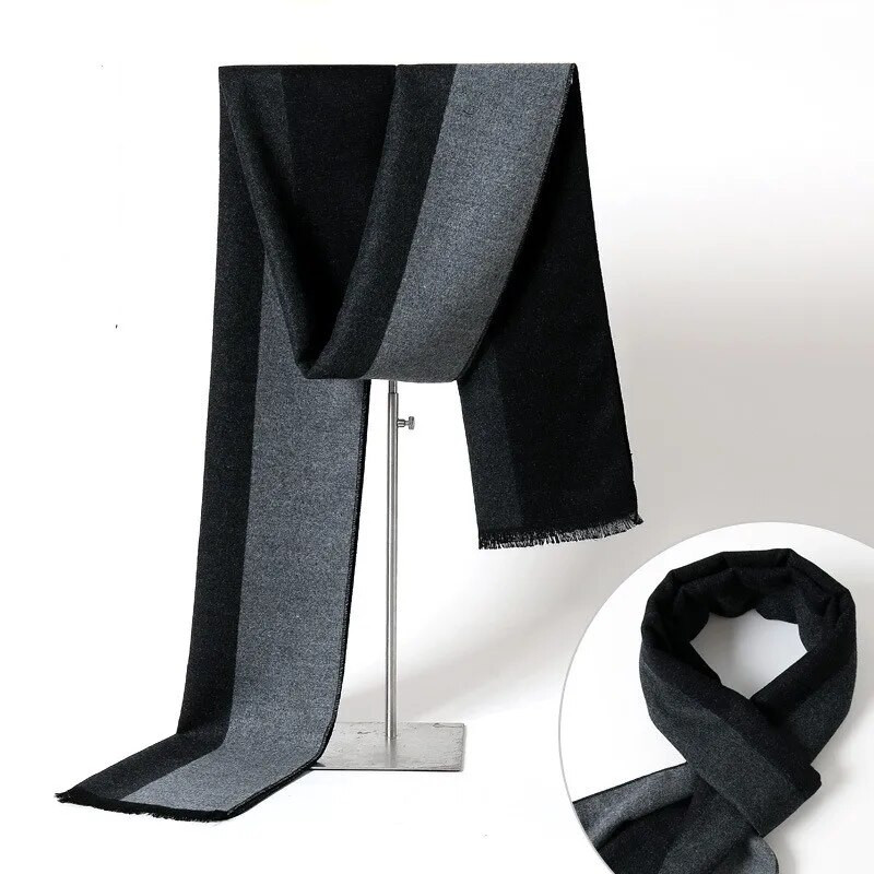 Eșarfă de iarnă pentru bărbați la modă, în carouri de lux, eșarfe de cașmir pentru bărbați. Batic cald de afaceri, șal de pashmina, Cadouri de Crăciun pentru bărbați