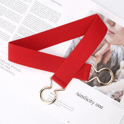 Novi 1kom modni ženski remeni PU crno bijeli pojas za struk Tanki elastični pojas za haljinu Odjevni dodaci Cinturon Mujer Vruća rasprodaja