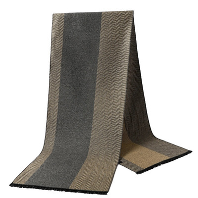 Jesenski debeli ručnik za plažu 180X33CM, modni karirani topli šal od kašmira, muški poslovni omoti, šalovi, zimski klasični pašmina šalovi