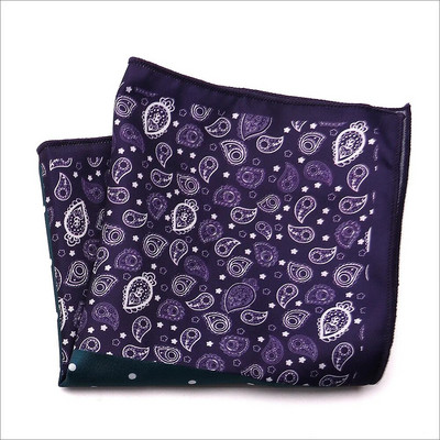 Jauna dizaina modes vīriešu kabatas kvadrātveida kabatlakats 23 * 23 CM Paisley Dot Chest Hankies kāzu vīriešu uzvalks hanky krūšu dvielis