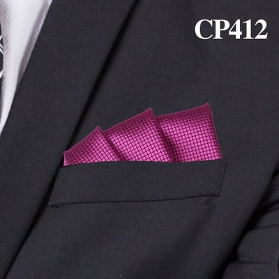 Madingi kostiumai Kišeninis kvadratas vyrams Verslo krūtinės rankšluostis Hanky Gentlemen Plaid Hankies klasikinis kostiumas Servetėlė Vyriška nosinė