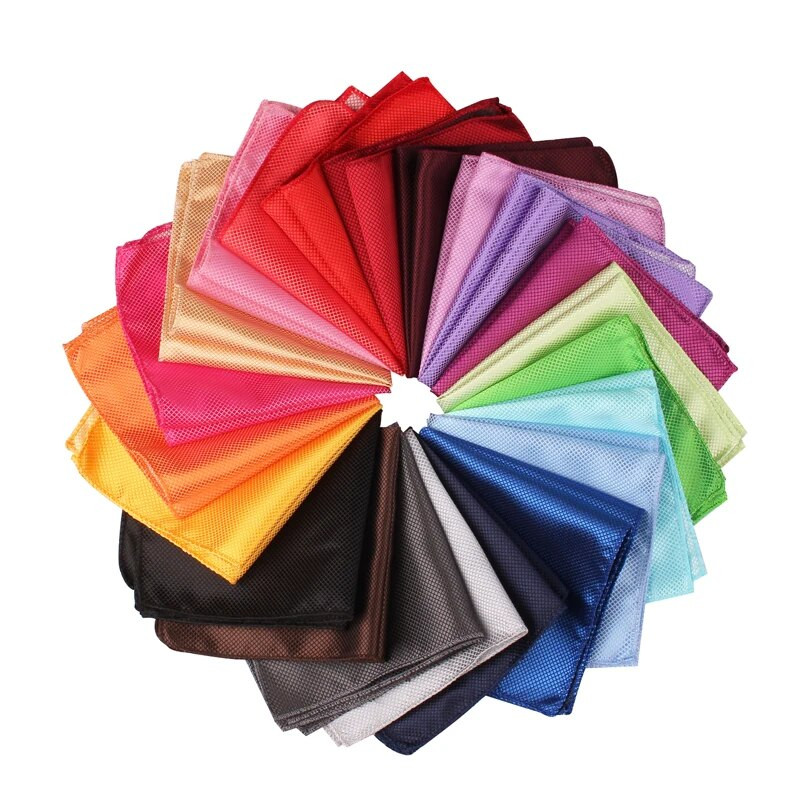 Madingi kostiumai Kišeninis kvadratas vyrams Verslo krūtinės rankšluostis Hanky Gentlemen Plaid Hankies klasikinis kostiumas Servetėlė Vyriška nosinė