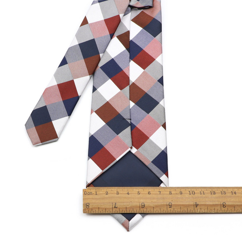 Modna karirana prugasta kravata 8 cm tamnoplava poliesterska muška uredska svečana kravata Poslovni smoking odijelo Košulja Kravata Poklon za muškarce Dodatak