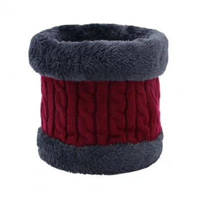 Kontrastset värvi sall Mugav stiilne unisex kaelamähis, soe tuulekindel õuestegevusteks nagu suusatamine uisutamine jalgrattaga kaelamähis