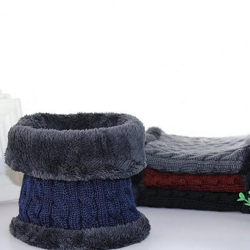 Kontrastset värvi sall Mugav stiilne unisex kaelamähis, soe tuulekindel õuestegevusteks nagu suusatamine uisutamine jalgrattaga kaelamähis