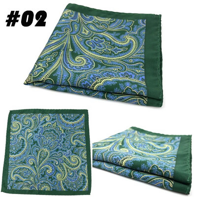 Vīriešu uzvalks kabatas krūšu dvielis 23*23cm kabatlakatiņi apdrukāti mazs kvadrāts Hanky retro britu korejiešu kleita kabatas kvadrāts