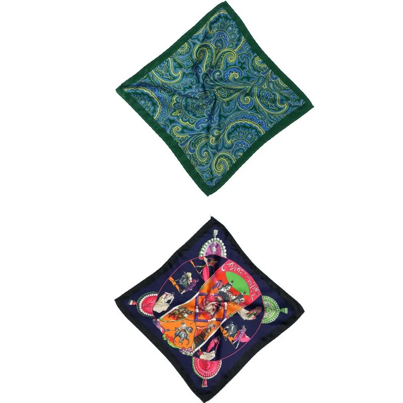 Vīriešu uzvalks kabatas krūšu dvielis 23*23cm kabatlakatiņi apdrukāti mazs kvadrāts Hanky retro britu korejiešu kleita kabatas kvadrāts