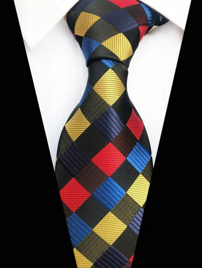 Ricnais kvalitetna cvjetna kravata 8 cm, svilena kravata, karirana muška vjenčana kravata Jacquard tkana, formalno odijelo s paisley kravatom, poslovna zabava