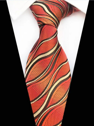 Ricnais kvalitetna cvjetna kravata 8 cm, svilena kravata, karirana muška vjenčana kravata Jacquard tkana, formalno odijelo s paisley kravatom, poslovna zabava