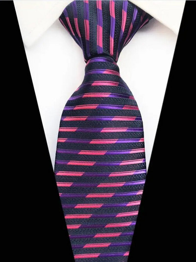 Ricnais kvalitetna cvjetna kravata 8 cm, svilena kravata, karirana muška vjenčana kravata Jacquard tkana, formalno odijelo s paisley kravatom, poslovna zabava