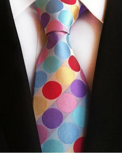 GUSLESON Fashion vabaaja 8 cm siidsinine punane lilleline täpiline kaelaside meestele Ärikingitus pulmadeks pidulikud kaelasidemed Aksessuaarid