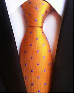 GUSLESON Fashion vabaaja 8 cm siidsinine punane lilleline täpiline kaelaside meestele Ärikingitus pulmadeks pidulikud kaelasidemed Aksessuaarid