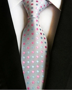 GUSLESON Fashion vabaaja 8 cm siidsinine punane lilleline täpiline kaelaside meestele Ärikingitus pulmadeks pidulikud kaelasidemed Aksessuaarid