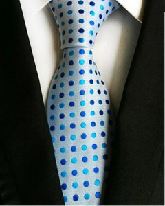 GUSLESON Fashion vabaaja 8 cm siidsinine punane lilleline täpiline kaelaside meestele Ärikingitus pulmadeks pidulikud kaelasidemed Aksessuaarid