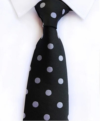 GUSLESON Fashion vabaaja 8 cm siidsinine punane lilleline täpiline kaelaside meestele Ärikingitus pulmadeks pidulikud kaelasidemed Aksessuaarid