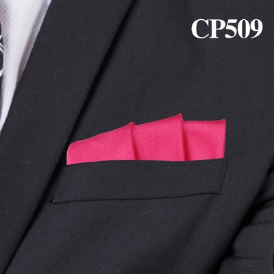 Satenski rupčić za muškarce Boja slatkiša Muška odijela Džepni kvadrat Poslovni ručnik na prsima Salveta za odijelo Jednobojne maramice