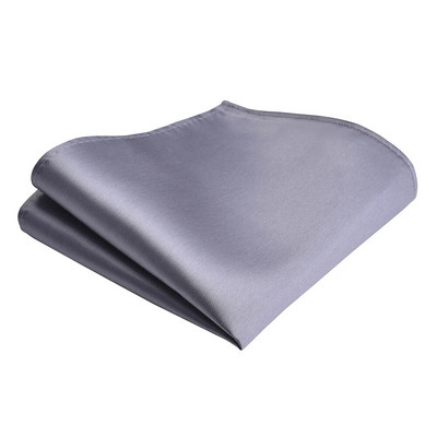 Ricnais klasične svilene vodootporne maramice jednobojne 25cm*25cm Hanky zeleno crveno zlatne džepne kvadrate za muškarce vjenčanje poslovne zabave