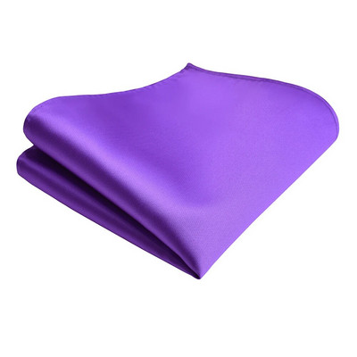 Ricnais klasične svilene vodootporne maramice jednobojne 25cm*25cm Hanky zeleno crveno zlatne džepne kvadrate za muškarce vjenčanje poslovne zabave