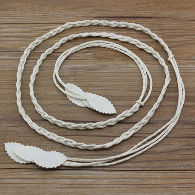 Modni ženski jednobojni pleteni remen s resicama 2020. Nove boho djevojke s tankim strukom, pleteni pojasevi za haljine, pojasevi, dodaci