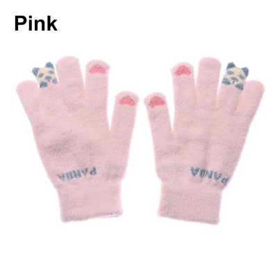 2022. gada elastīgi, pilni pirkstgalda cimdi, silti, biezi, riteņbraukšanas modei sievietēm, vīriešiem, ziemai, adīti, vilnas āra cimdi