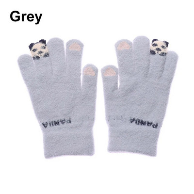 2022. gada elastīgi, pilni pirkstgalda cimdi, silti, biezi, riteņbraukšanas modei sievietēm, vīriešiem, ziemai, adīti, vilnas āra cimdi