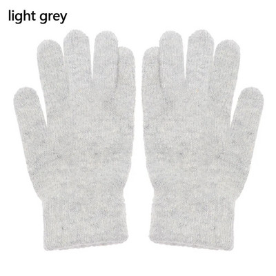 2022. gada elastīgi, pilni pirkstgalda cimdi, silti, biezi, riteņbraukšanas modei sievietēm, vīriešiem, ziemai, adīti, vilnas āra cimdi