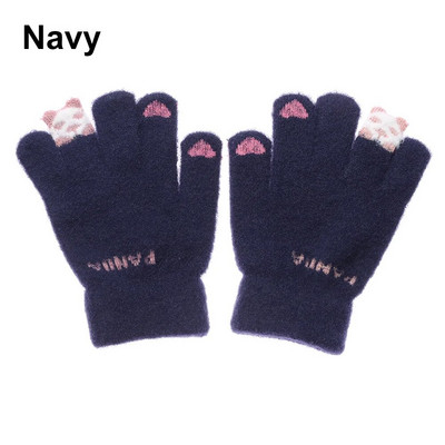 2022. gada elastīgi, pilni pirkstgalda cimdi, silti, biezi, riteņbraukšanas modei sievietēm, vīriešiem, ziemai, adīti, vilnas āra cimdi