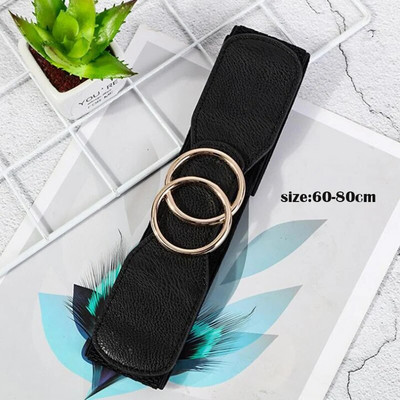 Elastīgas jostas sieviešu kleitām Plata josta sievietēm Sieviešu jostasvietas jostas zelta apļa sprādzes siksnas apģērbu aksesuāriem