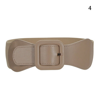 Ženska mašna oko struka Jednostavna višeslojna mašna u čistim bojama Ženski elegantni visoko elastični široki pojas s kukom