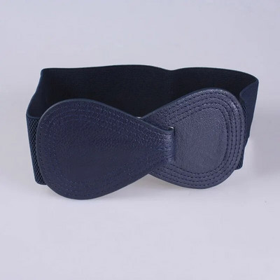 Ženska mašna oko struka Jednostavna višeslojna mašna u čistim bojama Ženski elegantni visoko elastični široki pojas s kukom