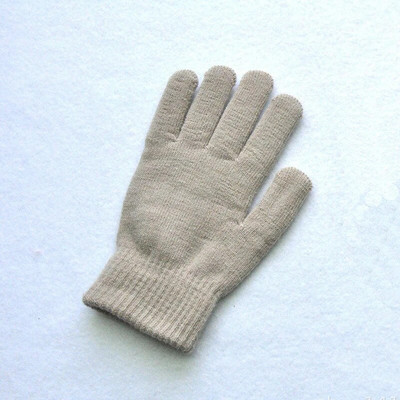 Ziemas trikotāžas plīša cimdi Sievietēm Vīrieši Rudens Sabiezināti Vienkrāsu Cimdi Pilnīgi Pirkstu Cimdi Roku Sildītāji Cimdi Pāris Riteņbraukšanas cimdi