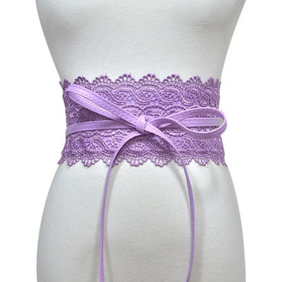 Sieviešu bantes mežģīņu jostas korsete platas jostas sievietēm melns balts sieviešu pašsavienojums Obi Cinch jostasvieta Kāzu kleitas jostasvieta