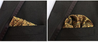 Luksuslik 25*25 cm meeste vintage lilleline Paisley siidist taskurätik, ruudukujuline moodne meeste taskurätik pulmapeo jaoks rinnarätik