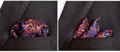 Luksuslik 25*25 cm meeste vintage lilleline Paisley siidist taskurätik, ruudukujuline moodne meeste taskurätik pulmapeo jaoks rinnarätik