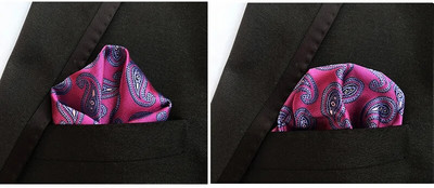Luksuslik 25*25 cm meeste vintage lilleline Paisley siidist taskurätik, ruudukujuline moodne meeste taskurätik pulmapeo jaoks rinnarätik