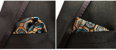 Luksuslik 25*25 cm meeste vintage lilleline Paisley siidist taskurätik, ruudukujuline moodne meeste taskurätik pulmapeo jaoks rinnarätik