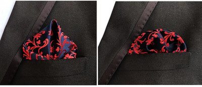 Luksuslik 25*25 cm meeste vintage lilleline Paisley siidist taskurätik, ruudukujuline moodne meeste taskurätik pulmapeo jaoks rinnarätik