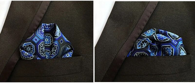 Luksuslik 25*25 cm meeste vintage lilleline Paisley siidist taskurätik, ruudukujuline moodne meeste taskurätik pulmapeo jaoks rinnarätik