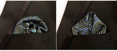 Luksuslik 25*25 cm meeste vintage lilleline Paisley siidist taskurätik, ruudukujuline moodne meeste taskurätik pulmapeo jaoks rinnarätik