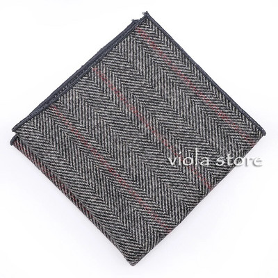 Klasisks rūtains, svītrains, mīksts 50% vilnas kašmira kabatas kvadrāts 24 cm vīriešu uzvalks hanky ballītei kabatlakats smokings kaklasaite pieskaņota ziemas dāvana