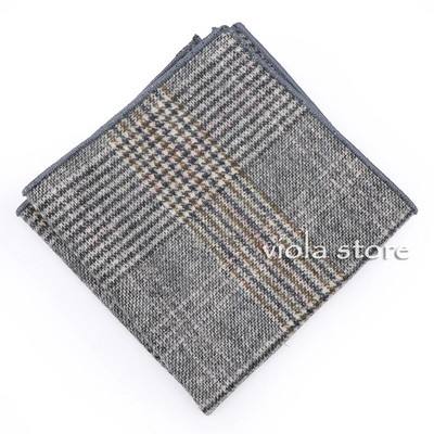 Klasisks rūtains, svītrains, mīksts 50% vilnas kašmira kabatas kvadrāts 24 cm vīriešu uzvalks hanky ballītei kabatlakats smokings kaklasaite pieskaņota ziemas dāvana