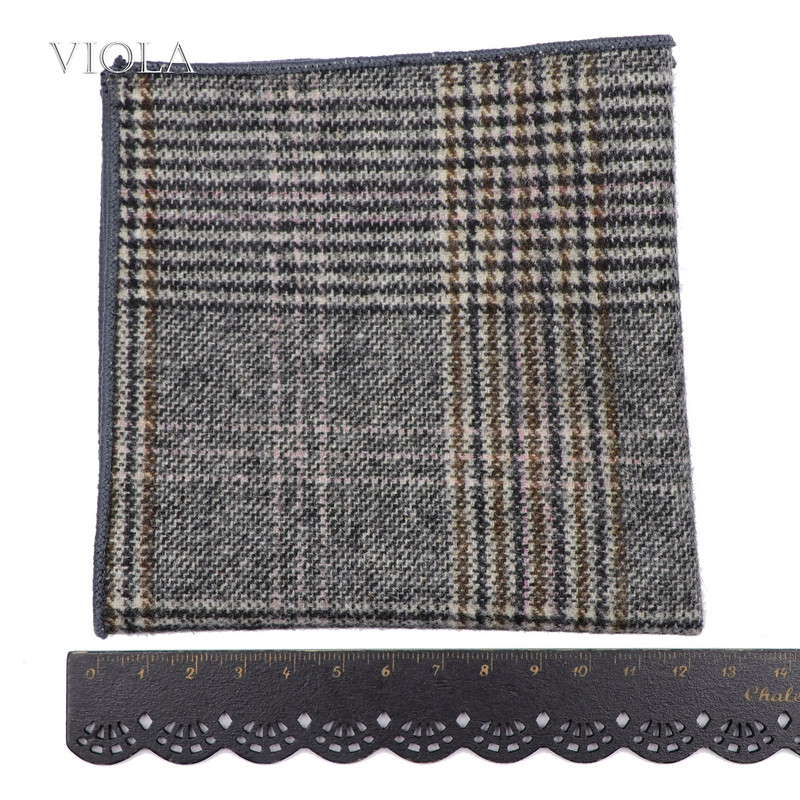 Klasisks rūtains, svītrains, mīksts 50% vilnas kašmira kabatas kvadrāts 24 cm vīriešu uzvalks hanky ballītei kabatlakats smokings kaklasaite pieskaņota ziemas dāvana