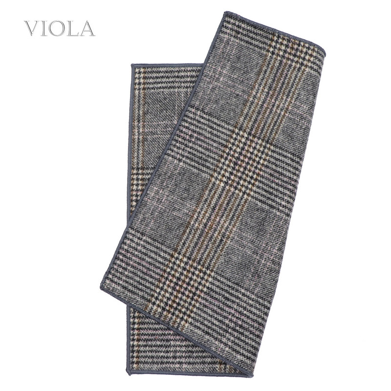 Klasisks rūtains, svītrains, mīksts 50% vilnas kašmira kabatas kvadrāts 24 cm vīriešu uzvalks hanky ballītei kabatlakats smokings kaklasaite pieskaņota ziemas dāvana