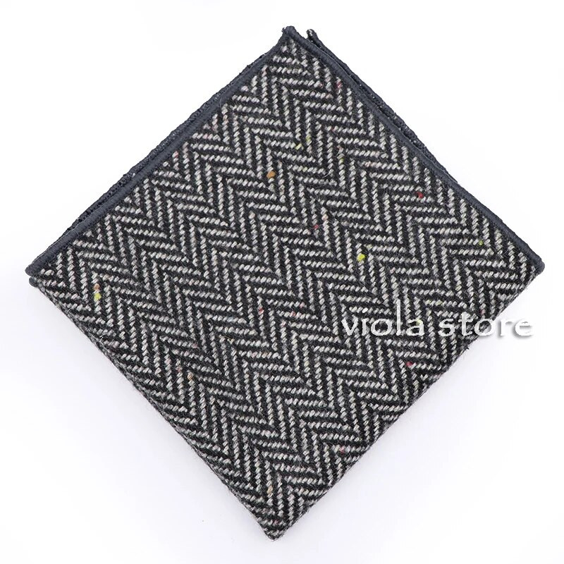 Klasisks rūtains, svītrains, mīksts 50% vilnas kašmira kabatas kvadrāts 24 cm vīriešu uzvalks hanky ballītei kabatlakats smokings kaklasaite pieskaņota ziemas dāvana