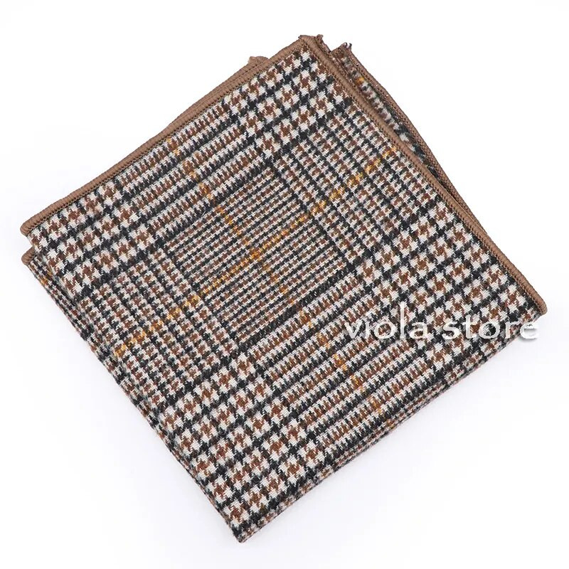 Klasisks rūtains, svītrains, mīksts 50% vilnas kašmira kabatas kvadrāts 24 cm vīriešu uzvalks hanky ballītei kabatlakats smokings kaklasaite pieskaņota ziemas dāvana