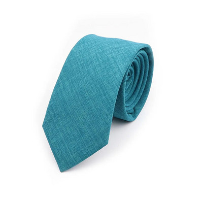 Jednobojne ručno rađene pamučne kravate Muška kravata s prugastim uskim ovratnikom Tanka ružičasta kadulja zelena ležerna kravata Dodaci za vjenčano odijelo Poklon