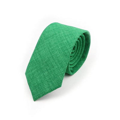 Jednobojne ručno rađene pamučne kravate Muška kravata s prugastim uskim ovratnikom Tanka ružičasta kadulja zelena ležerna kravata Dodaci za vjenčano odijelo Poklon