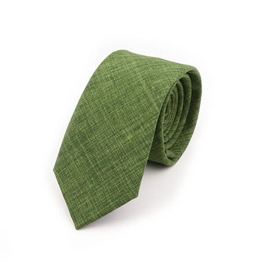 Jednobojne ručno rađene pamučne kravate Muška kravata s prugastim uskim ovratnikom Tanka ružičasta kadulja zelena ležerna kravata Dodaci za vjenčano odijelo Poklon